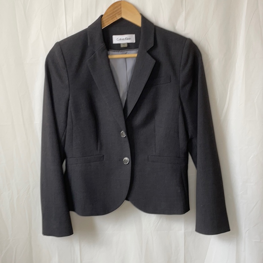 GREY CALVIN KLEIN BLAZER